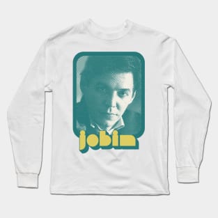 Tom Jobim /// Retro Style Fan Art Design Long Sleeve T-Shirt